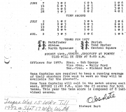 1977 schedule d masterpole notes